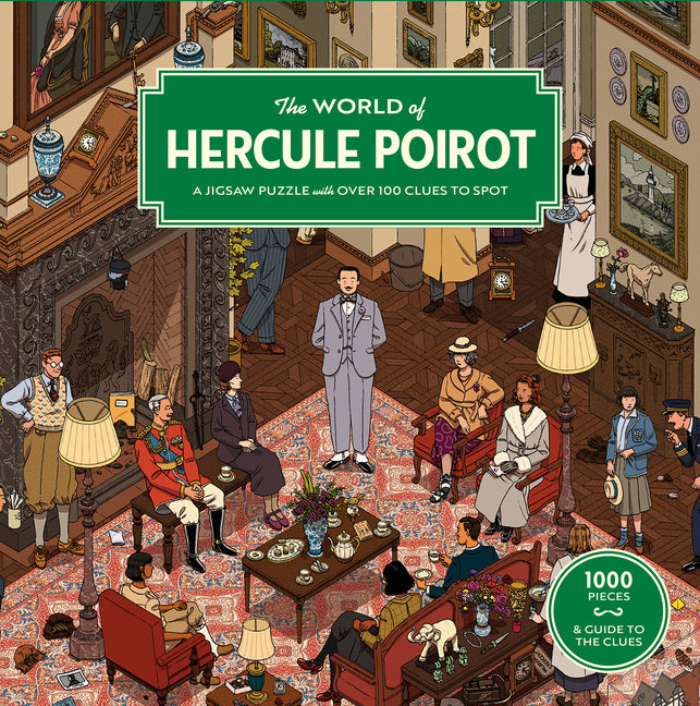 The World of Hercule Poirot 1000 Piece Puzzle: A 1000-Piece Jigsaw Puzzle -- Agatha Christie Agatha Christie Ltd, Other