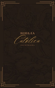 Biblia Católica Ilustrada, Piel Genuina, Marrón, Comfort Print by Católica, Editorial