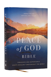 Peace of God Bible: Discover and Experience God's Shalom Throughout the Bible (Nkjv, Hardcover, Red Letter, Comfort Print) by Johnston Phd, Jeremiah J.