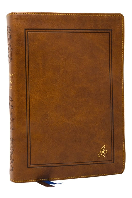 The Jonathan Edwards Study Bible: Experience Abiding Joy in Christ (Nkjv, Brown Leathersoft, Red Letter, Comfort Print) -- Matthew Everhard, Bible