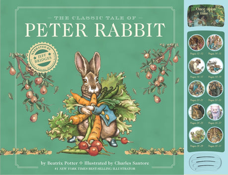 The Classic Tale of Peter Rabbit: A Press and Play Storybook -- Beatrix Potter, Hardcover