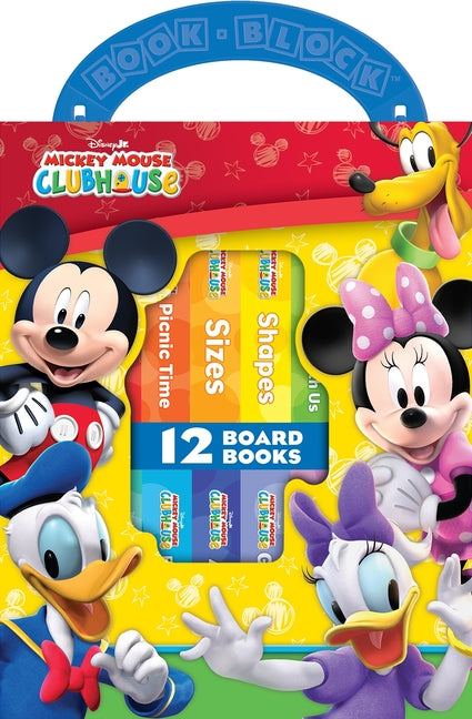 Disney Junior Mickey Mouse Clubhouse: 12 Board Books -- Pi Kids, Boxed Set