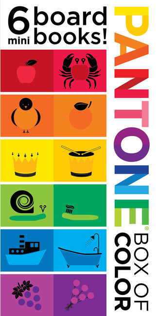 Pantone: Box of Color: 6 Mini Board Books! -- Pantone, Boxed Set