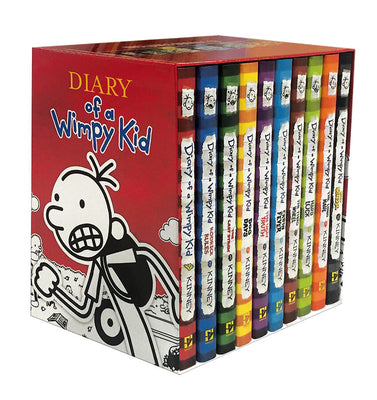 Diary of a Wimpy Kid Box of Books 1-10 Hardcover Gift Set -- Jeff Kinney, Hardcover