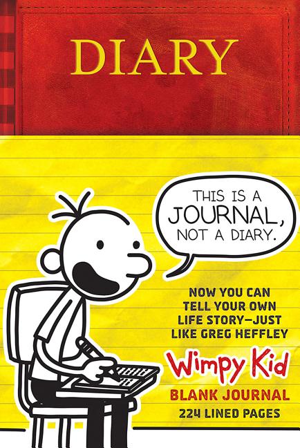 The Diary of a Wimpy Kid Blank Journal: 224 Lined Pages and Jeff Kinney Spot Art Throughout -- Jeff Kinney, Hardcover