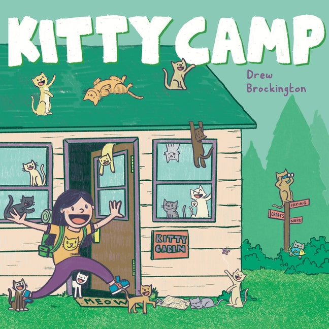Kitty Camp: A Picture Book -- Drew Brockington, Hardcover