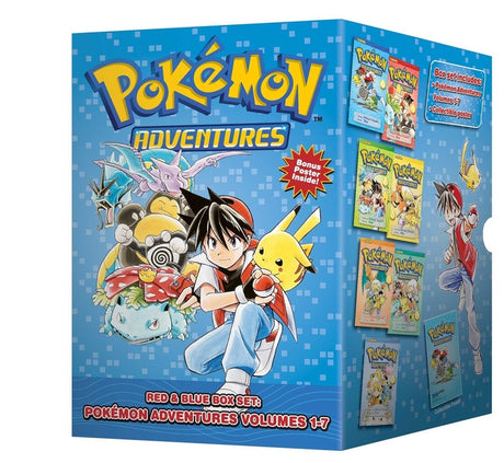 Pokémon Adventures Red & Blue Box Set (Set Includes Vols. 1-7) -- Hidenori Kusaka, Boxed Set