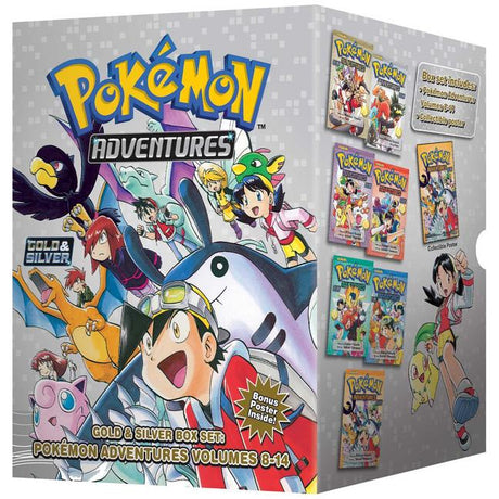 Pokémon Adventures Gold & Silver Box Set (Set Includes Vols. 8-14) -- Hidenori Kusaka, Boxed Set