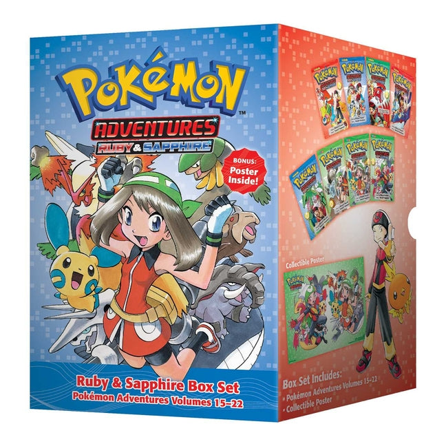 Pokémon Adventures Ruby & Sapphire Box Set: Includes Volumes 15-22 -- Hidenori Kusaka, Paperback