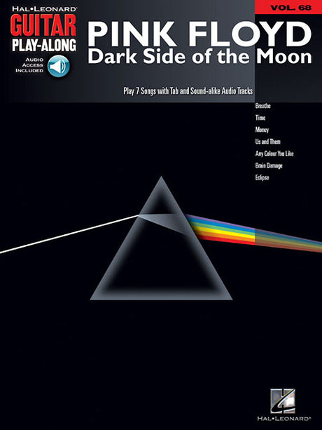 Pink Floyd: Dark Side of the Moon - Guitar Play-Along Volume 68 Book/Online Audio [With CD] -- Pink Floyd, Paperback