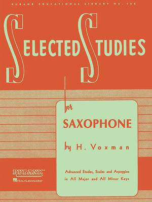 Selected Studies: For Saxophone by Voxman, H.