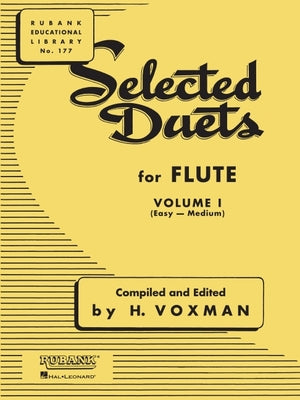 Selected Duets for Flute: Volume 1 - Easy to Medium by Voxman, H.