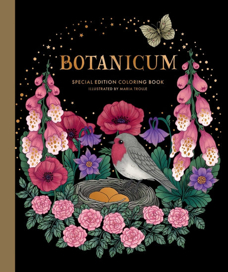 Botanicum Coloring Book: Special Edition -- Maria Trolle, Hardcover
