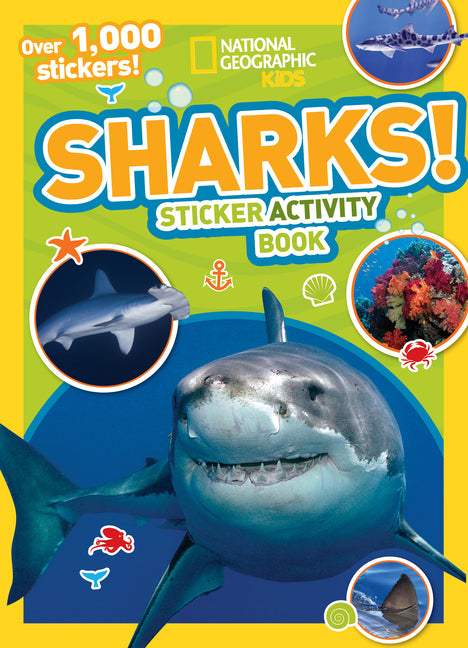Sharks Sticker Activity Book [With Sticker(s)] -- National Geographic Kids, Paperback