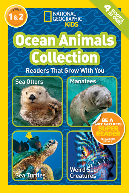 Ocean Animals Collection (National Geographic Kids Readers, Levels 1 & 2): Readers That Grow with You -- National Geographic Kids, Paperback