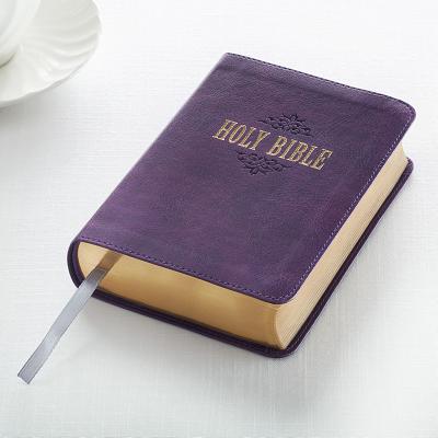 KJV Compact Large Print Lux-Leather Purple by