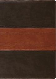 ESV Study Bible, Large Print (Trutone, Forest/Tan, Trail Design) by