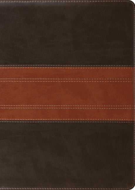 ESV Study Bible, Large Print (Trutone, Forest/Tan, Trail Design) by