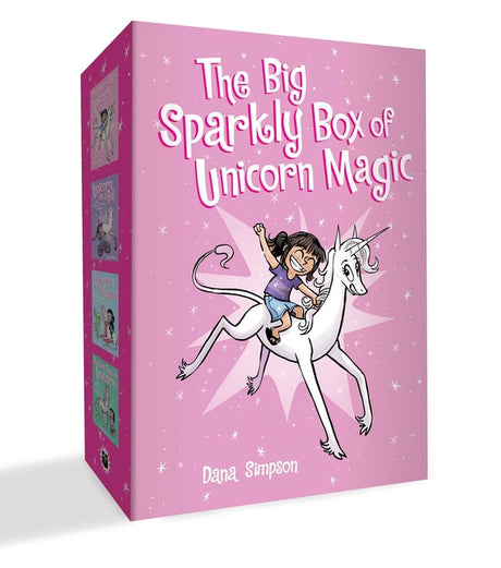 The Big Sparkly Box of Unicorn Magic: Phoebe and Her Unicorn Box Set Volume 1-4 -- Dana Simpson, Paperback