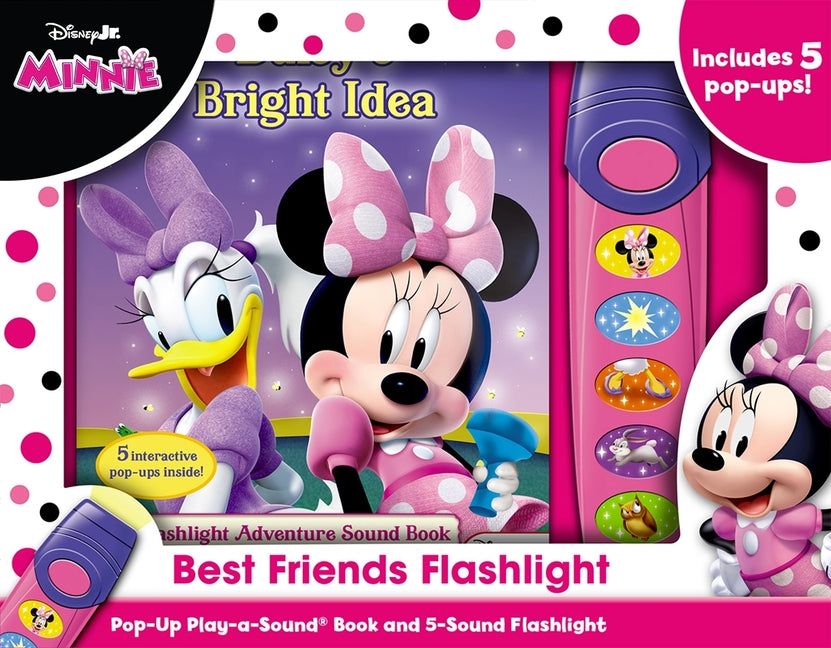 Disney Junior Minnie: Best Friends Pop-Up Book and 5-Sound Flashlight Set [With Flashlight and Battery] -- Pi Kids, Board Book