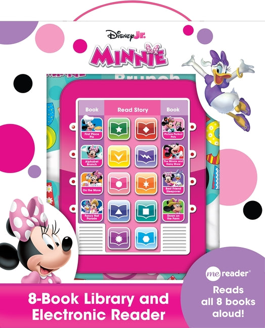 Disney Junior Minnie: Me Reader Electronic Reader and 8-Book Library Sound Book Set [With Other and Battery] -- Pi Kids, Boxed Set
