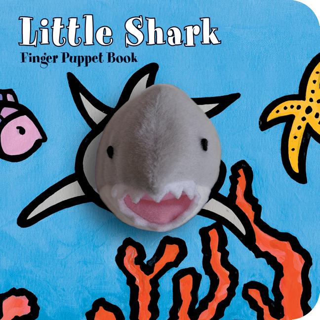 Little Shark: Finger Puppet Book: (Puppet Book for Baby, Little Toy Board Book, Baby Shark) -- Chronicle Books, Board Book