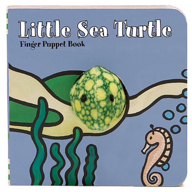 Little Sea Turtle: Finger Puppet Book: (Finger Puppet Book for Toddlers and Babies, Baby Books for First Year, Animal Finger Puppets) -- Chronicle Books, Board Book