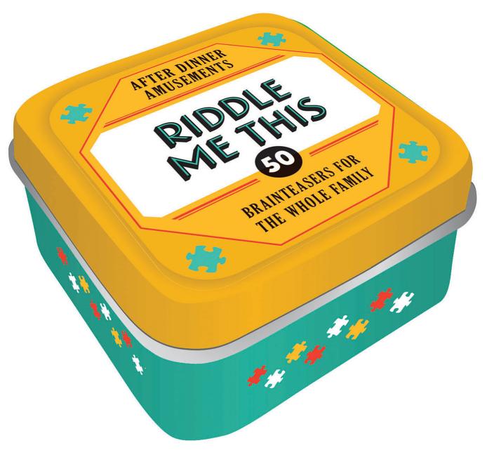 After Dinner Amusements: Riddle Me This: 50 Brainteasers for the Whole Family (Dinner Party Gifts, Games for Adults, Games for Dinner Parties) -- Chronicle Books, Other