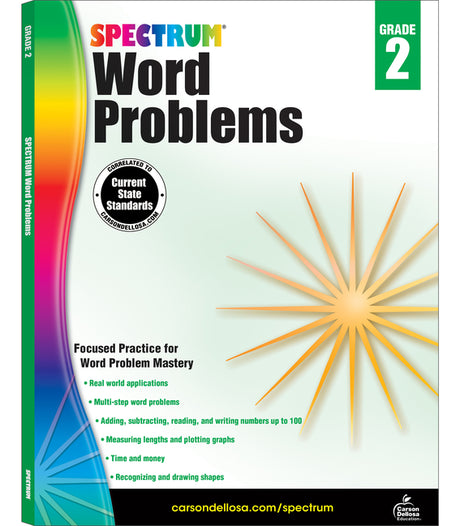 Word Problems, Grade 2: Volume 75 -- Spectrum, Paperback