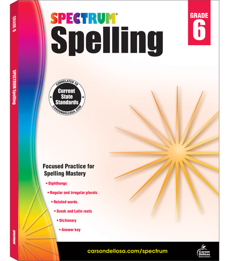 Spectrum Spelling, Grade 6: Volume 33 -- Spectrum, Paperback