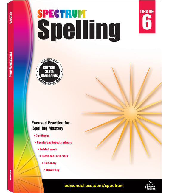 Spectrum Spelling, Grade 6: Volume 33 -- Spectrum, Paperback
