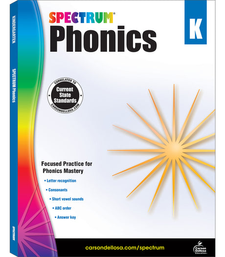 Spectrum Phonics, Grade K: Volume 90 -- Spectrum, Paperback