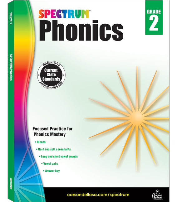 Spectrum Phonics, Grade 2: Volume 92 -- Spectrum, Paperback