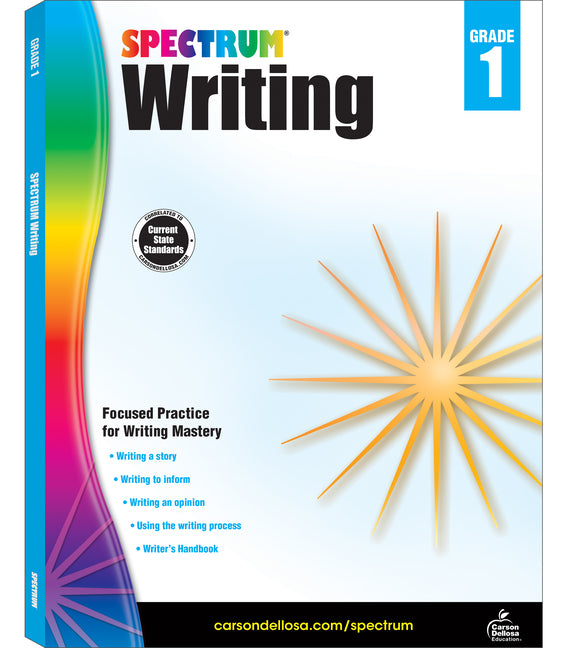 Spectrum Writing, Grade 1: Volume 35 -- Spectrum, Paperback