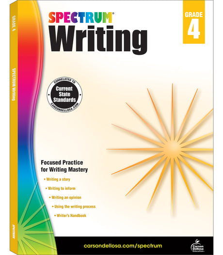 Spectrum Writing, Grade 4: Volume 38 -- Spectrum, Paperback