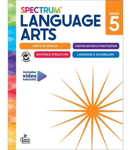 Spectrum Language Arts Workbook, Grade 5 -- Spectrum, Paperback
