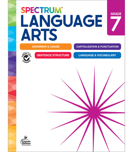 Spectrum Language Arts Workbook, Grade 7 -- Spectrum, Paperback