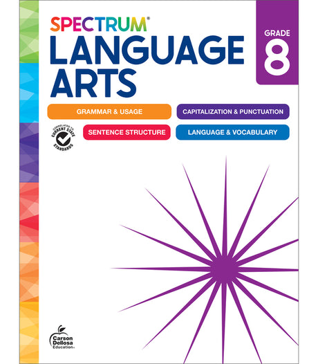 Spectrum Language Arts Workbook, Grade 8 -- Spectrum, Paperback