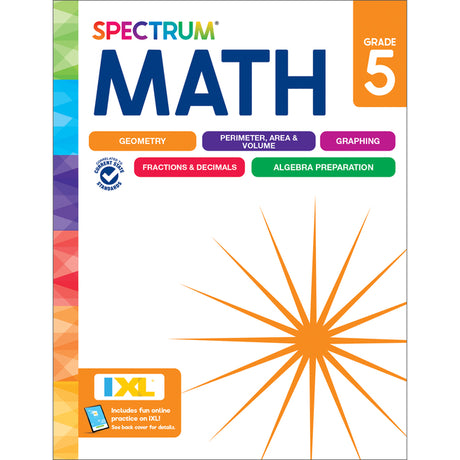 Spectrum Math Workbook, Grade 5 -- Spectrum, Paperback