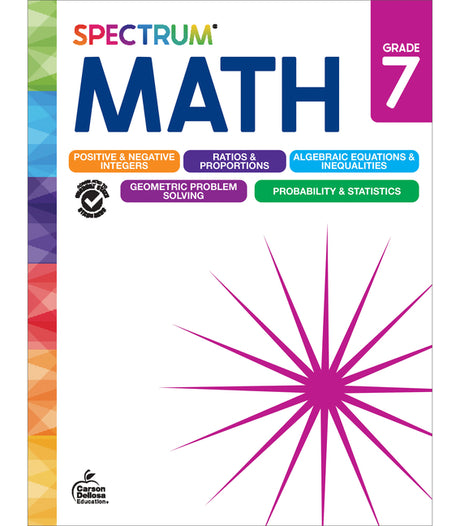 Spectrum Math Workbook, Grade 7 -- Spectrum, Paperback