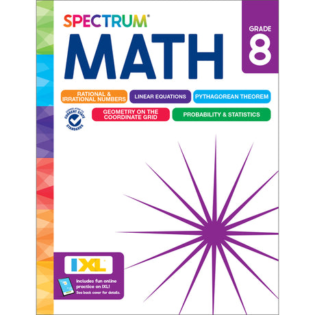 Spectrum Math Workbook, Grade 8 -- Spectrum, Other