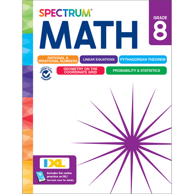 Spectrum Math Workbook, Grade 8 -- Spectrum, Other