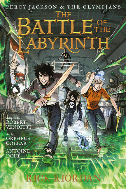 Percy Jackson and the Olympians: Battle of the Labyrinth: The Graphic Novel, The-Percy Jackson and the Olympians -- Rick Riordan, Paperback