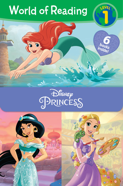 World of Reading Disney Princess Level 1 Boxed Set: Level 1 -- Disney Books, Boxed Set
