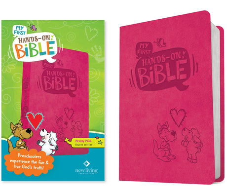 My First Hands-On Bible (Leatherlike, Pink) -- New Living Translation, Bible