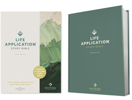 NLT Life Application Study Bible, Third Edition (Red Letter, Hardcover) -- New Living Translation, Bible
