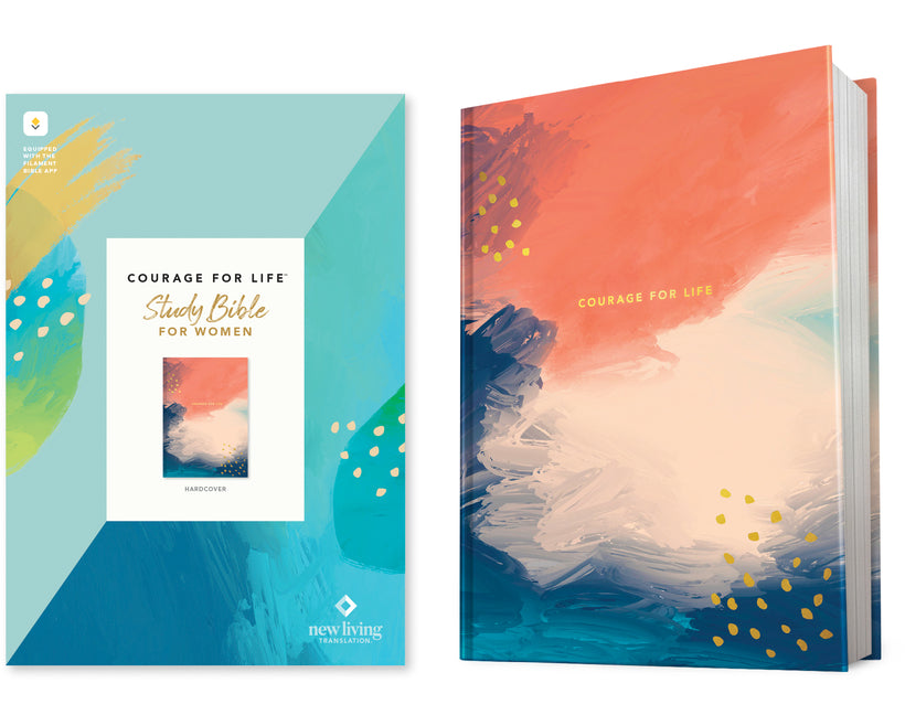 NLT Courage for Life Study Bible for Women, Filament Enabled (Hardcover) -- New Living Translation, Bible