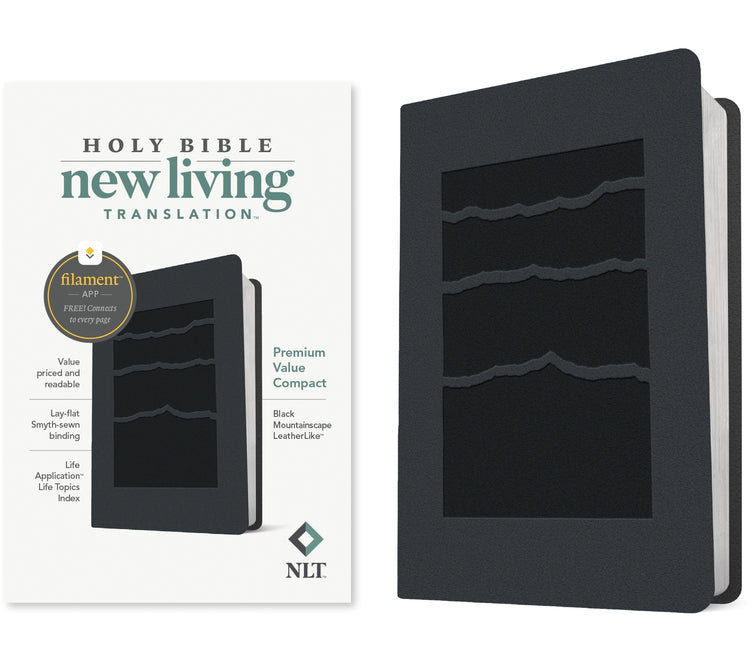 NLT Premium Value Compact Bible, Filament-Enabled Edition by Tyndale