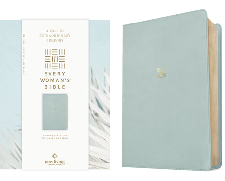 NLT Every Woman's Bible, Filament Enabled (Leatherlike, Sky Blue, Red Letter) -- New Living Translation, Bible