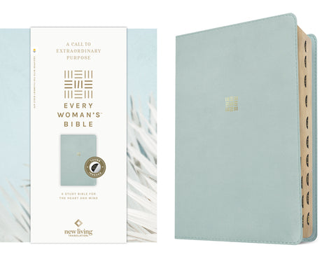 NLT Every Woman's Bible, Filament Enabled (Leatherlike, Sky Blue, Indexed, Red Letter) -- New Living Translation, Bible
